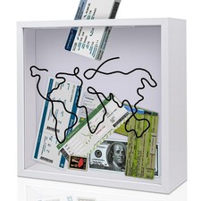 ZEEYUAN Adventure Archive Box 12x12inch Gifts for Dad Father Gift from Wife/D... Archive Box price