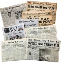 Birthdate Newspaper  British  USA  Canada  Archive Box  1936  90th Birthday Archive Box price