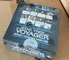 2026 Rittenhouse Star Trek Voyager Archives Factory Sealed Hobby Box NEW 4 HITS Archive Box price