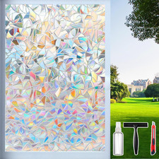 Stained Glass Window Film Self Adhesive Sticker Shower Door Privacy Home Decor Bathroom / Shower Cabin Sticker price