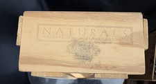 VTG Natural Pine Storage Products Audio Cassette Tape Wood Crate Case Cassette & Storage Products price