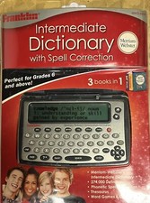 VINTAGE 1994 NOS FRANKLIN INTERMEDIATE DICTIONARY SPELLCHECK SEALED IN PACKAGE Dictionaries & Translation Software price