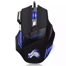 Gaming Mouse 7 Button USB Wired LED Breathing Fire Button Laptop PC Gaming Mouse price