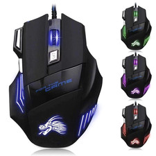 Gaming Mouse 7 Button USB Wired LED Breathing Fire Button 3200 DPI Laptop PC Gaming Mouse price