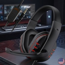 Wired Gaming Headset 3.5mm Headphones Noise Cancelling Mic For PS4 PS5 Xbox PC Gaming Headsets price