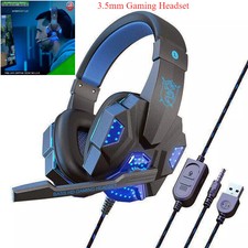 3.5mm Gaming Headset Mic for PS4 PS5 PC Xbox One Mic Stereo Bass Surround Sound Gaming Headsets price