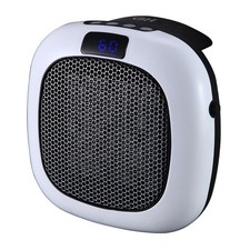 Good Housekeeping Wall-Mount Indoor Mini Space Heater w/ Thermostat, 750W, White Heaters price