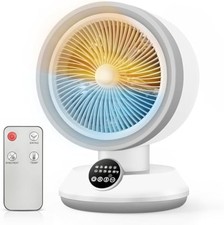 2-in-1 Heater Fan Combo, 1500W Portable Desk Heating & Cooling Fan,Oscillating Heaters price