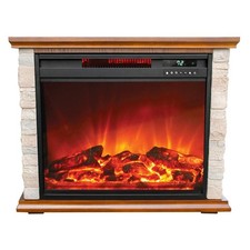 LifeSmart LifePro 1500W Electric Infrared Quartz Indoor Home Fireplace Heater Heaters price