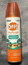 OFF! Family Care Smooth & Dry Insect Repellent-4 Fl.oz  Powder Dry Formula Baby Mosquito Repellent Spray price