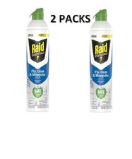 Raid Essentials Fly,  Gnat & Mosquito Killer Aerosol Spray  Child & PET ( 2 PC ) Baby Mosquito Repellent Spray price