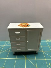 Plastic Baby Wardrobe with Lion Decal – 1:12 Scale Dollhouse Nursery Baby Room Wardrobe price