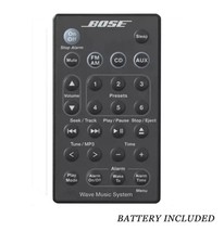 Bose Wave Music System Remote for AWRCC1, AWRCC2, III with New Battery Installed Music System price