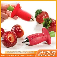 Strawberry Slicer Cutter Corer Huller Fruit Stem Leaf Remover Tool 1Pc Slicers price
