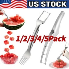 3/1 Watermelon Slicer Cutter,2-in-1 Fork Stainless Steel Fruit Cutting Artifact Slicers price