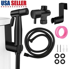 Toilet Shattaf Adapter Hose Bidet Spray Stainless Steel Handheld Shower Head US Bidet price
