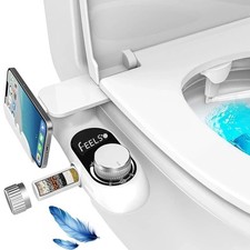 Bidet Fresh Water Spray Kit Non-Electric Toilet Seat Attachment with Dual Nozzle Bidet price