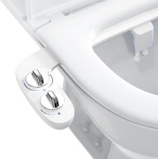Bidet Fresh Water Spray Kit Non Electric Toilet Seat Attachment with Dual Nozzle Bidet price