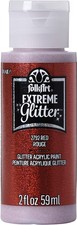 FolkArt Extreme Glitter Acrylic Paint in Assorted 2 Fl Oz (Pack of 1), Red Glitter Paint price