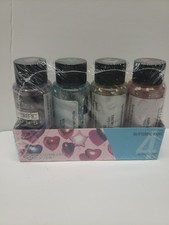 4 PACK FolkArt Glitterific Icons Acrylic Craft GLITTER Paint Set Gloss NON-TOXIC Glitter Paint price