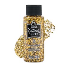 FolkArt Glitter Glitz Acrylic Craft Paint, Gold, 2 2 Ounce (Pack of 1), Gold Glitter Paint price