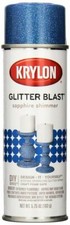 Krylon K03814A00 Glitter Blast Glitter Spray Paint Sapphire Shimmer Blue 5.75 oz Glitter Paint price