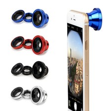 Universal Cell Phone Camera Lens Kit Wide Angle Fish Eye Macro for iPhone XR XS Mobile Phone Lens price
