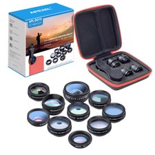 10-in-1 Cell Phone Camera Lens Kit for iPhone Android Universal Clip On Phone Mobile Phone Lens price