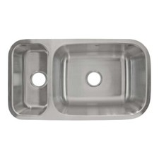 Undermount Stainless Steel Double Basin Kitchen Sink 32 1/4 " x 17 7/8" x 9" Sinks price