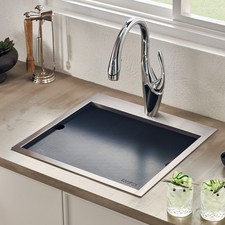 Ruvati 21 x 20" Outdoor Workstation Topmount Kitchen Sink- RVQ5221 Sinks price