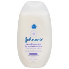 Johnson's, Sensitive Care Baby Face & Body Cream Lightly Scented, 13.6 Fl Oz Baby Face Cream price
