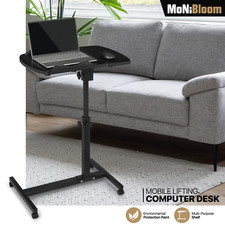 Rolling Swivel Laptop Desk [ADJUSTABLE HEIGHT & ANGLE] Table Portable Sofa Tray Computer Desk price