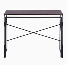 Computer Desk Rectangular Top Black Metal Frame 39.4 x 19.7 Foldable. Computer Desk price