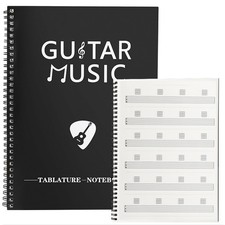 Blank Sheet Music Notebook, Guitar Tablature Notebook, Manuscript Paper Notebook Music Notebook price