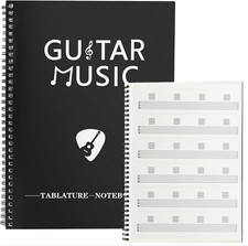 Blank Sheet Music Notebook, Guitar Tablature Notebook, Manuscript Paper Notebook Music Notebook price