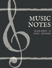 Blank Music Sheet Journal Manuscript Paper Notebook for Songwrites Musicians Music Notebook price