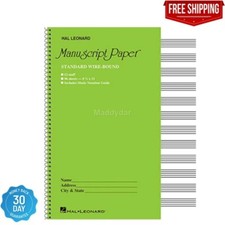 Music Manuscript Paper Musicians Composition Notebook WIDE STAFF Blank Sheet Music Notebook price