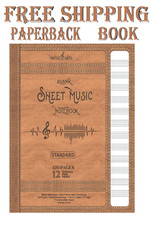 Blank Sheet Music Notebook | Music Manuscript Paper Notebook | 120 Pages ⭐️⭐️⭐️⭐ Music Notebook price