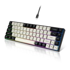 60% Mechanical Gaming Keyboard RGB 68 Keys LED Backlit USB Wired Mini Keyboard Gaming Keyboard price