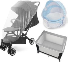 2 Pack Baby Mosquito Net for Stroller, Playard & Bassinet, Reusable Bug Net for Baby Bouncer Mosquito Net price