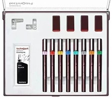 Technical Drawing Pen Set 0F 8 Black Technical Drawing and Graphic Pen price