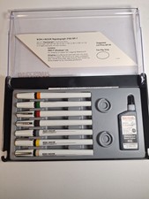 KOH-I-NOOR RAPIDOGRAPH Set 7 Pens, Ink Artist Drawing Graphic Technical 3165 Technical Drawing and Graphic Pen price