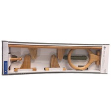 GLACIER BAY 4Piece Bath Set with Towel Ring Robe Hook TP Holder Towel Bar in Oak Towel & Bathrobe Set price