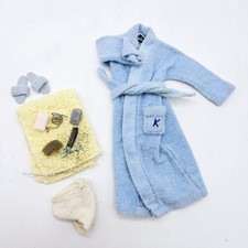 Barbie Ken Terry Togs Bathrobe Set #784 Razor Slippers Towel 1961 Towel & Bathrobe Set price