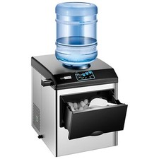 Portable 2 in 1 Countertop Ice Cube Maker with Water Dispenser 48lbs 38 dB Quiet Ice Makers price