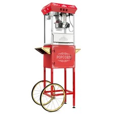 Vintage Style Popcorn Machine Maker Popper with Cart and 10-Ounce Kettle Popcorn Machines price