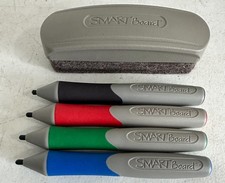 Set of 4 SMART Board 500/600 Replacement Stylus Pens +Eraser 20-00653-20 REV B Smart Board price