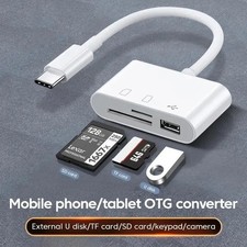 USB C SD Card Reader Adapter, Compatible with iPad, Mac, iPhone 15, Galaxy S20. Card Readers price