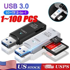 USB3.0 SD Card Reader for PC Micro SD Card to USB Adapter for Camera MemoryC lot Card Readers price