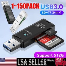 USB3.0 SD Card Reader for PC Micro SD Card to USB Adapter for Camera MemoryC lot Card Readers price